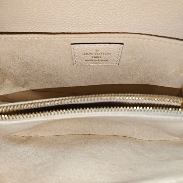 MÉTIS EAST WEST Monogram Calfskin Beige
