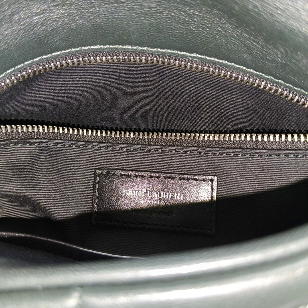 PUFFER Quilted Lambskin Green