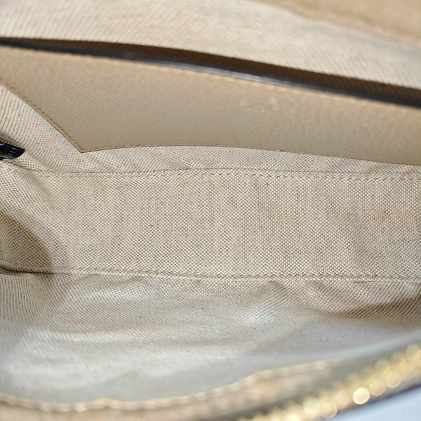 Ophidia Small Monogram Coated Canvas Beige