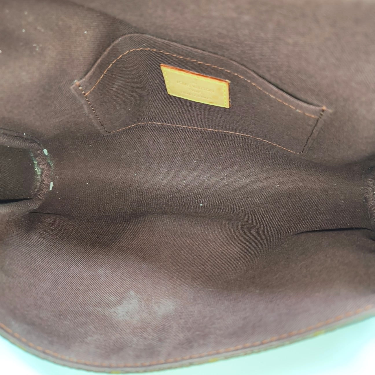 FAVORITE MM Monogram Coated Canvas Brown