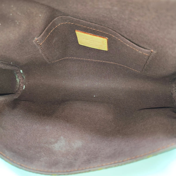 FAVORITE MM Monogram Coated Canvas Brown