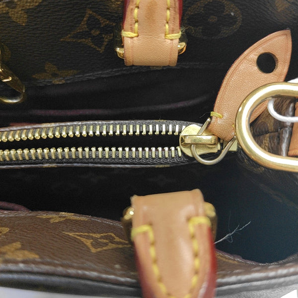 MONTAIGNE Monogram Coated Canvas Brown