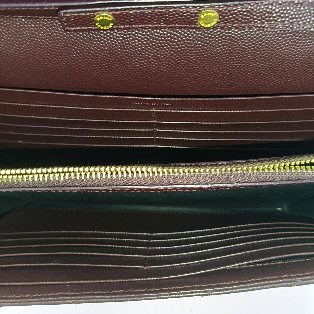 MONOGRAM Medium Chevron Calfskin Red