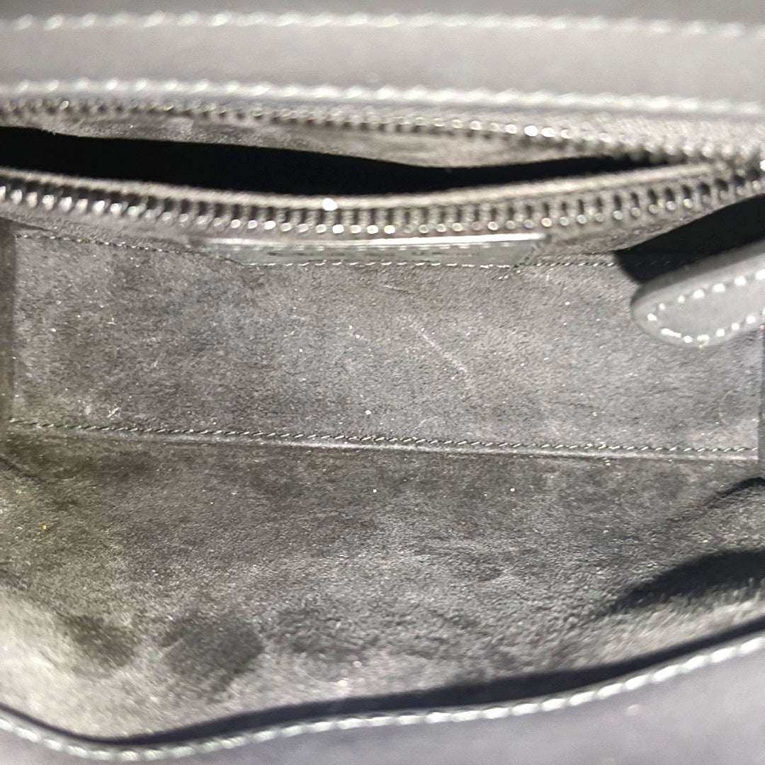 Lady Dior Mini Cannage Calfskin Black