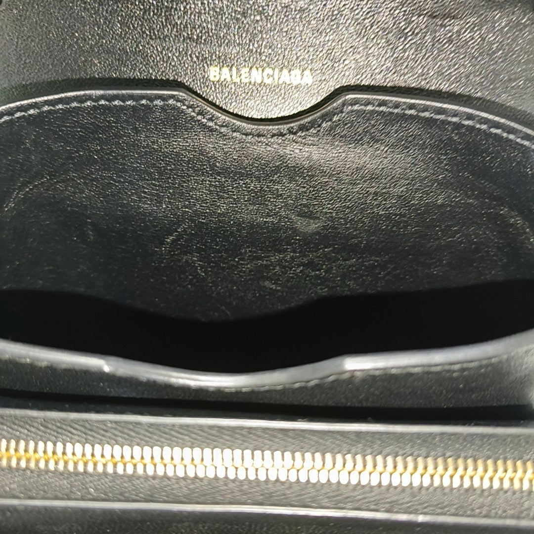 B. Small Calfskin Black