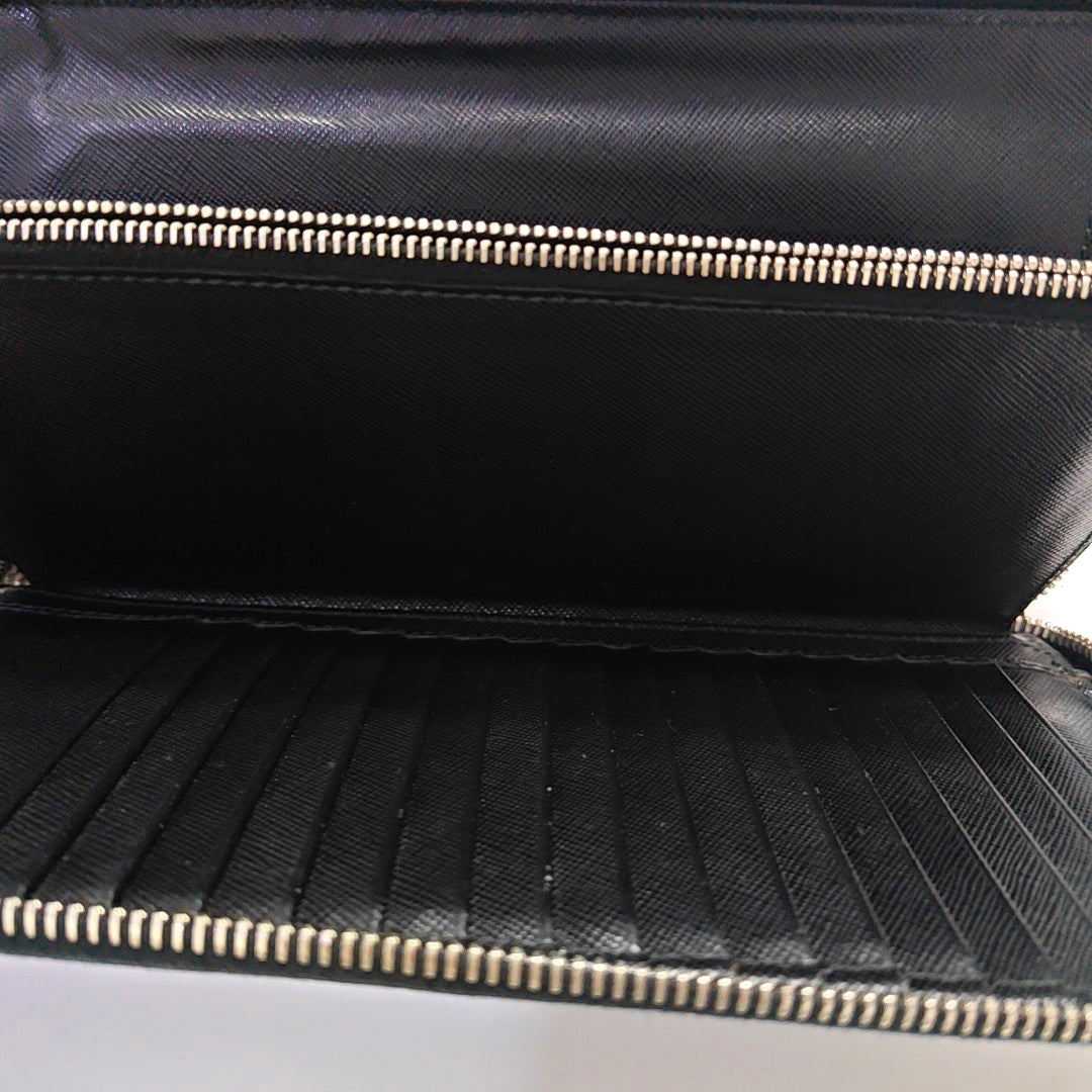 Saffiano Calfskin Wallet Black