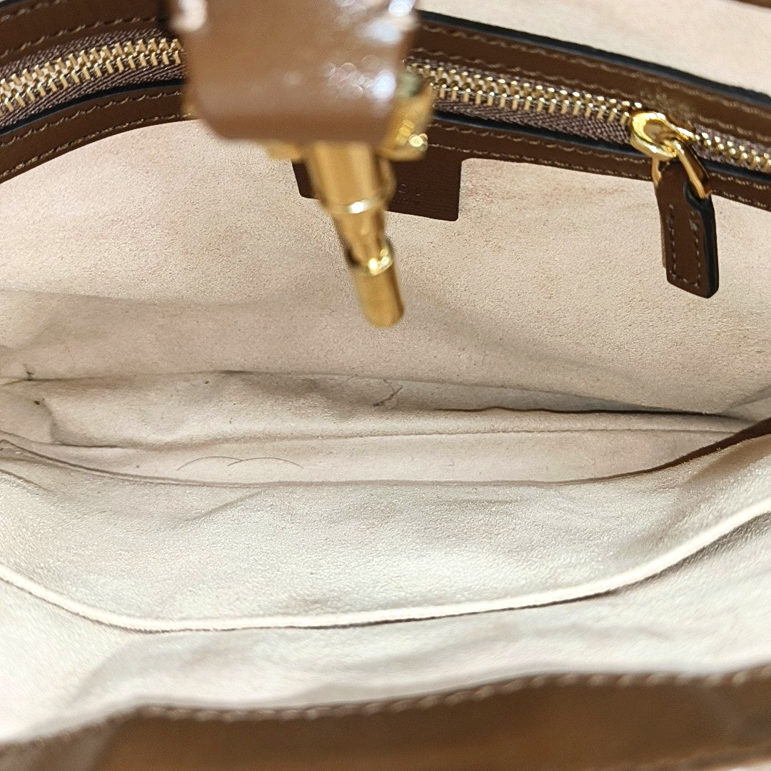 Jackie 1961 Small Monogram Coated Canvas Beige