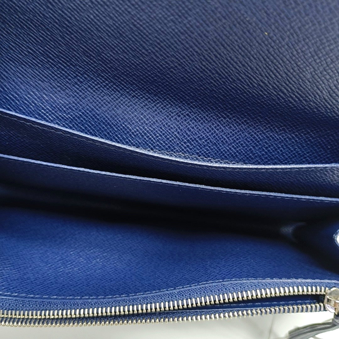 EMILIE Epi Blue Wallet