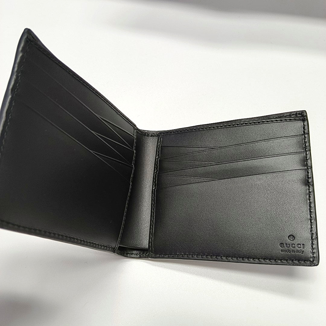 Signature Monogram Calfskin Black Wallet