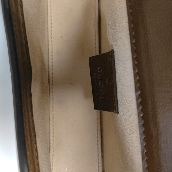 Horsebit 1955 Mini Monogram Coated Canvas Beige