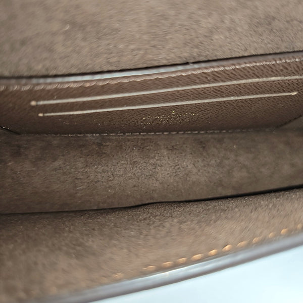 Lily Monogram Coated Canvas Brown