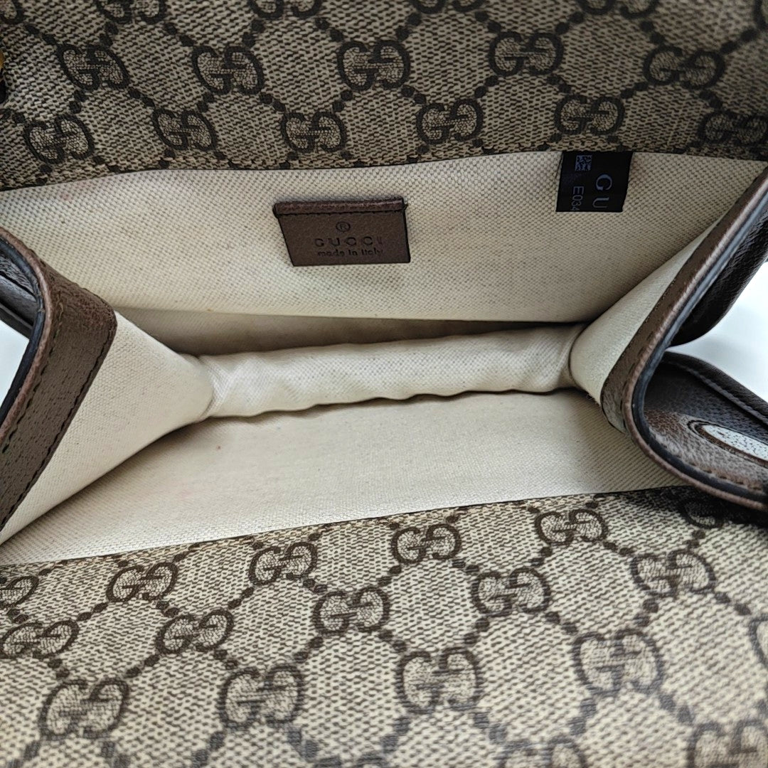 Neo Vintage Small Monogram Coated Canvas Beige