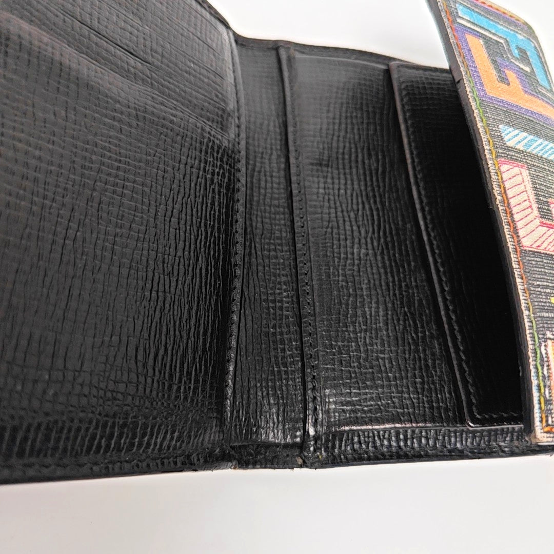 Monogram Coated Canvas Wallet Multicolor