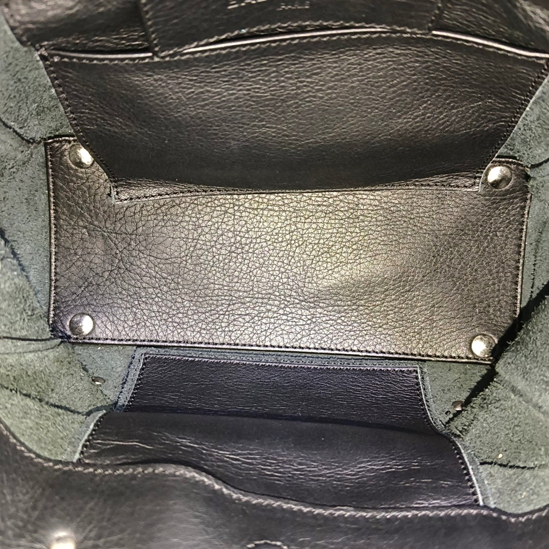 Papier Mini Calfskin Black