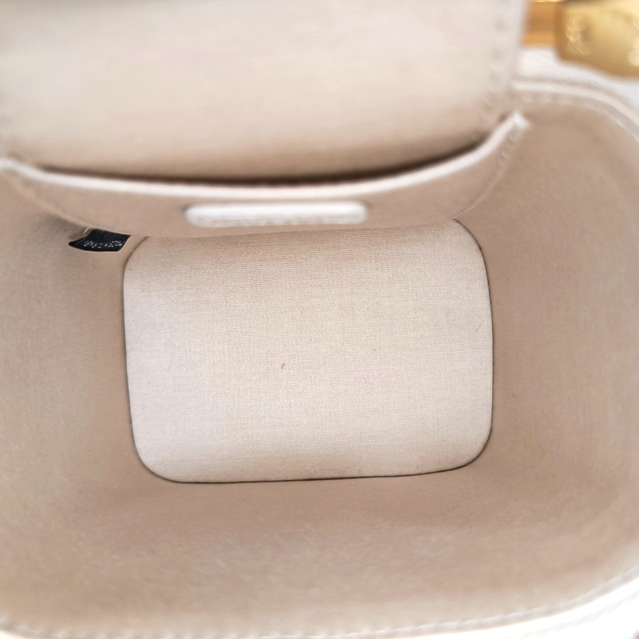 Matelassé Mini Quilted Lambskin White