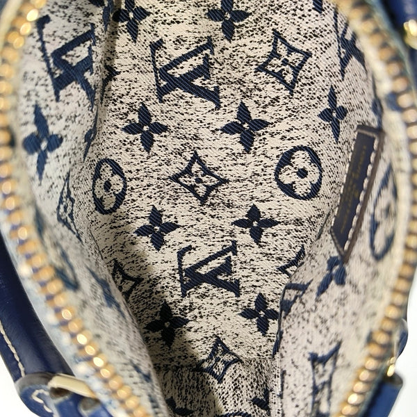 SPEEDY Nano Monogram Denim Blue
