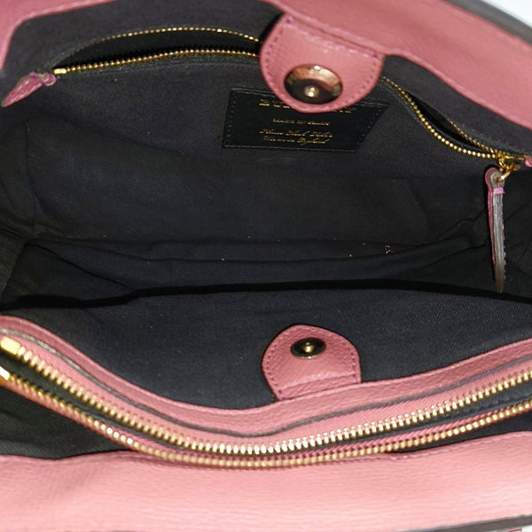 The Banner Medium Calfskin Pink