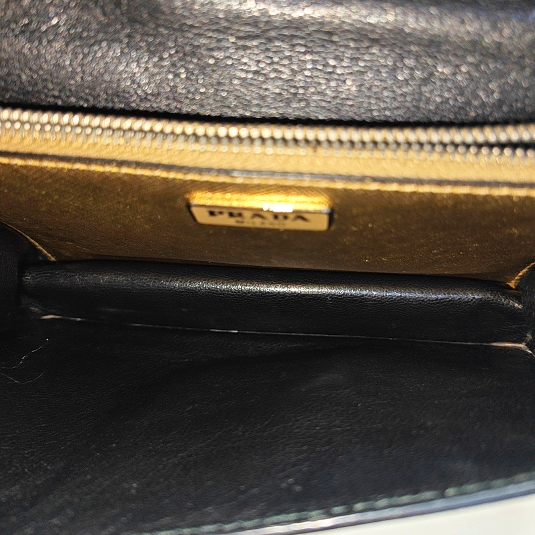 Sound Bag Saffiano Calfskin Gold