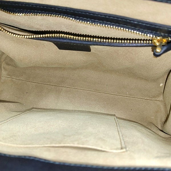 Padlock Small Monogram Coated Canvas Beige