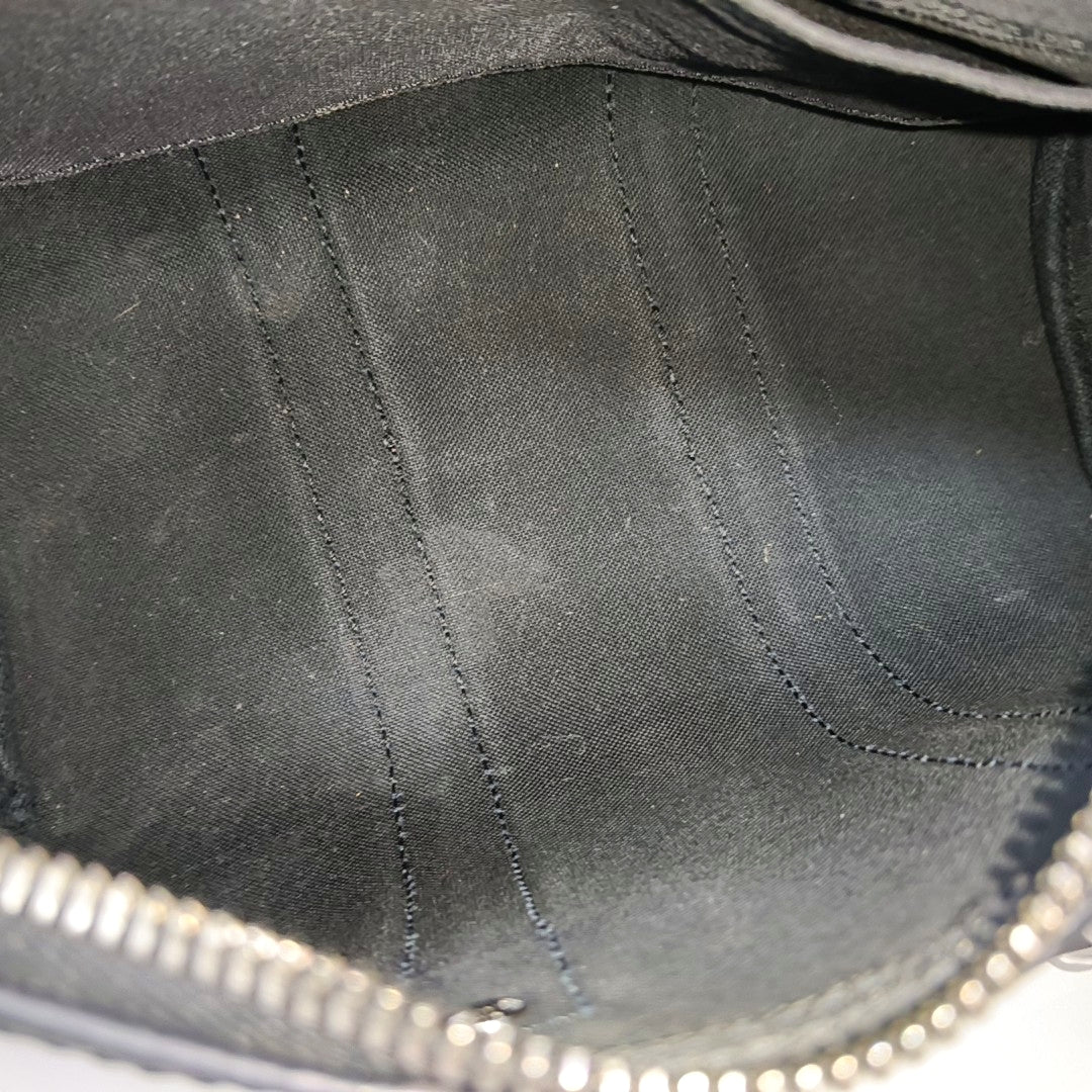 KEEPALL 25 Monogram Coated Canvas Black