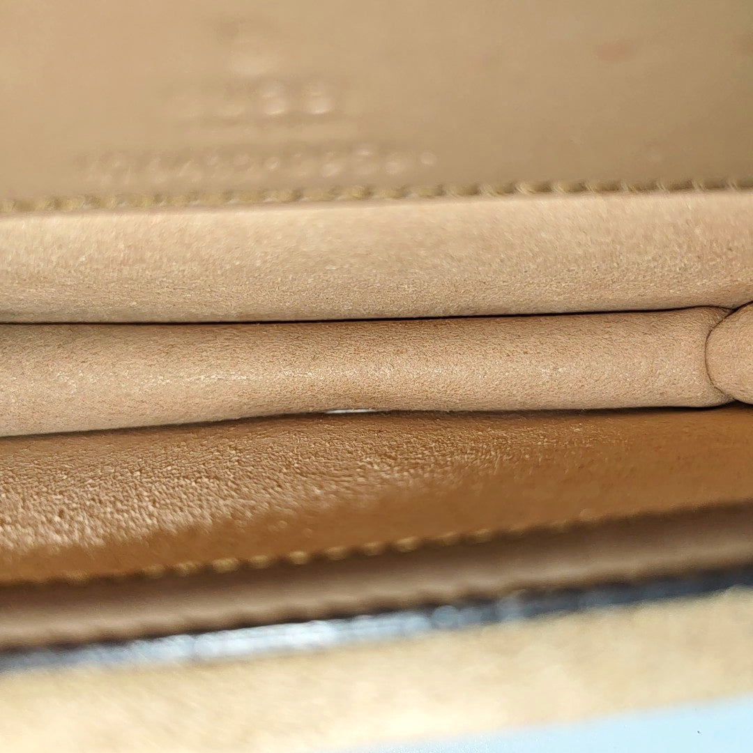 Dionysus Super Mini Monogram Coated Canvas Beige
