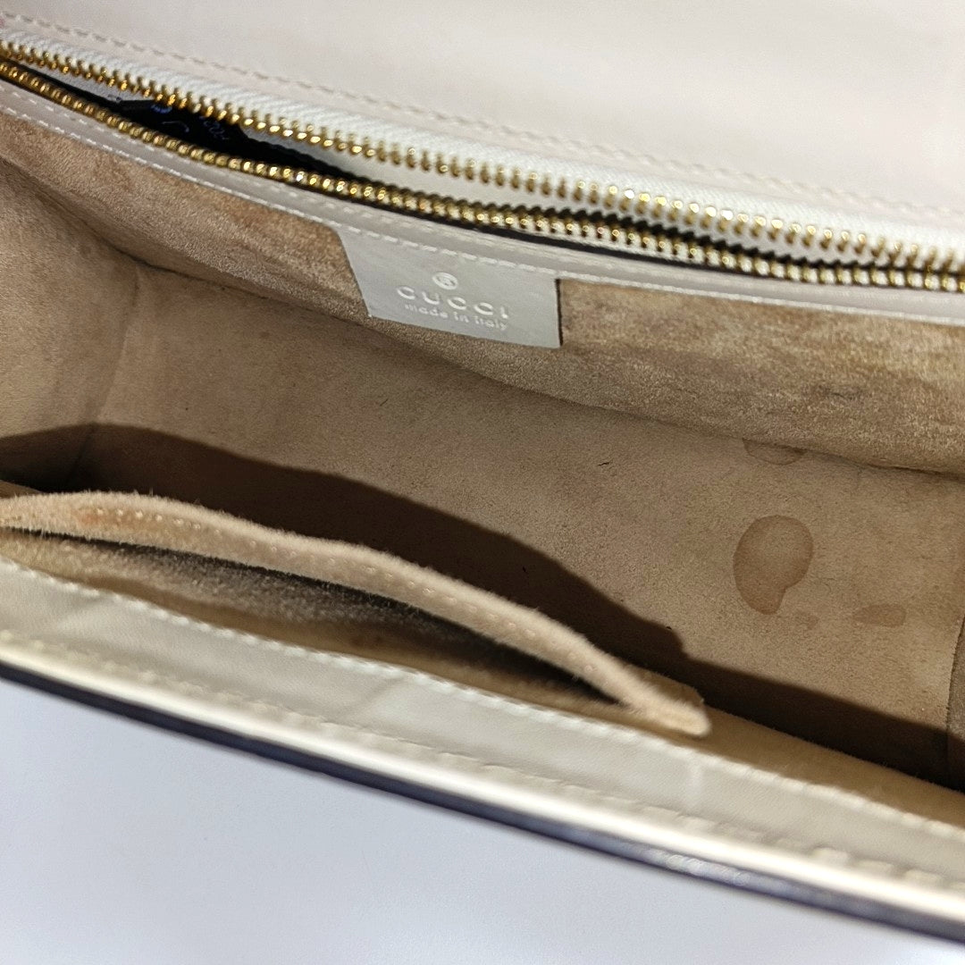 Sylvie Small Calfskin White