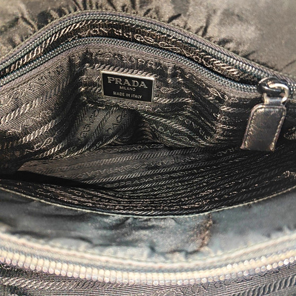 Nylon Shoulder Bag Black