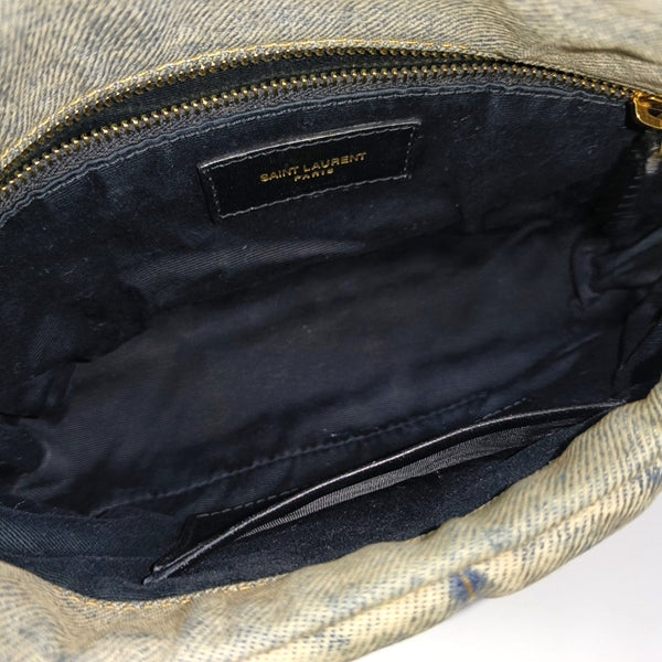 PUFFER Mini Quilted Denim Blue
