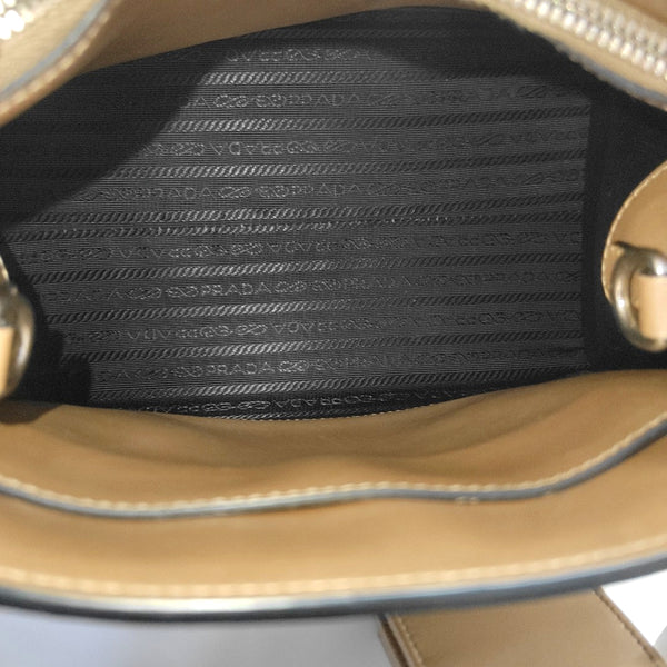 Calfskin Shoulder Bag Beige