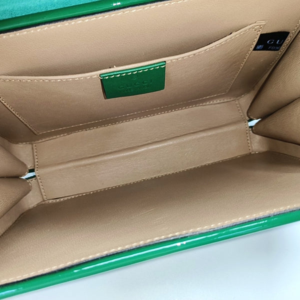 Sylvie 1969 Mini Patent Leather Green