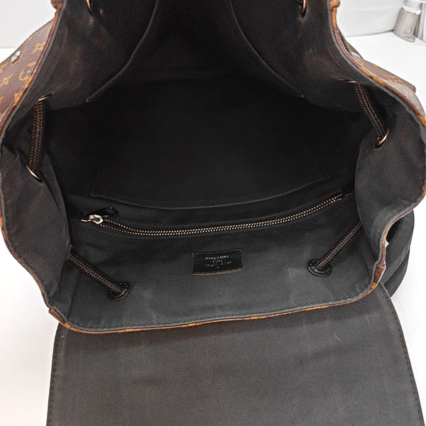 CHRISTOPHER MM Monogram Coated Canvas Brown