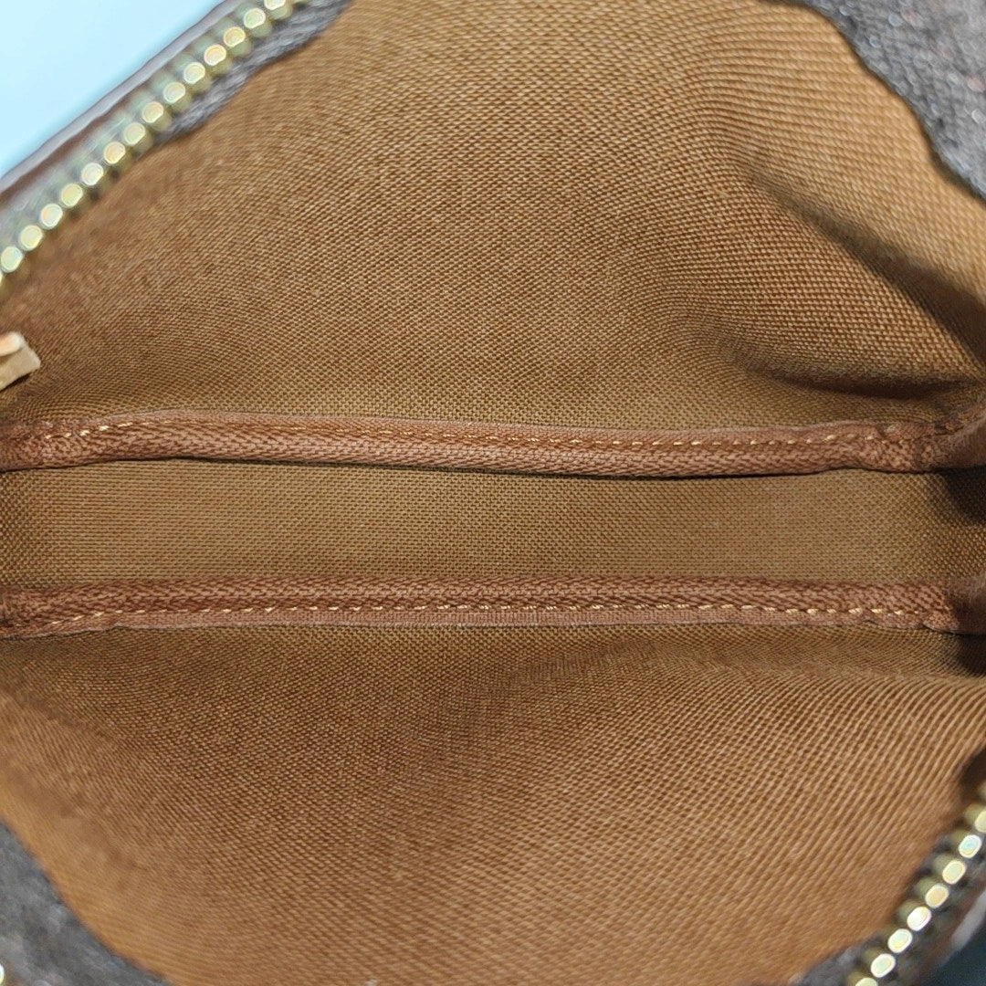 ACCESSOIRES Mini Monogram Coated Canvas Brown