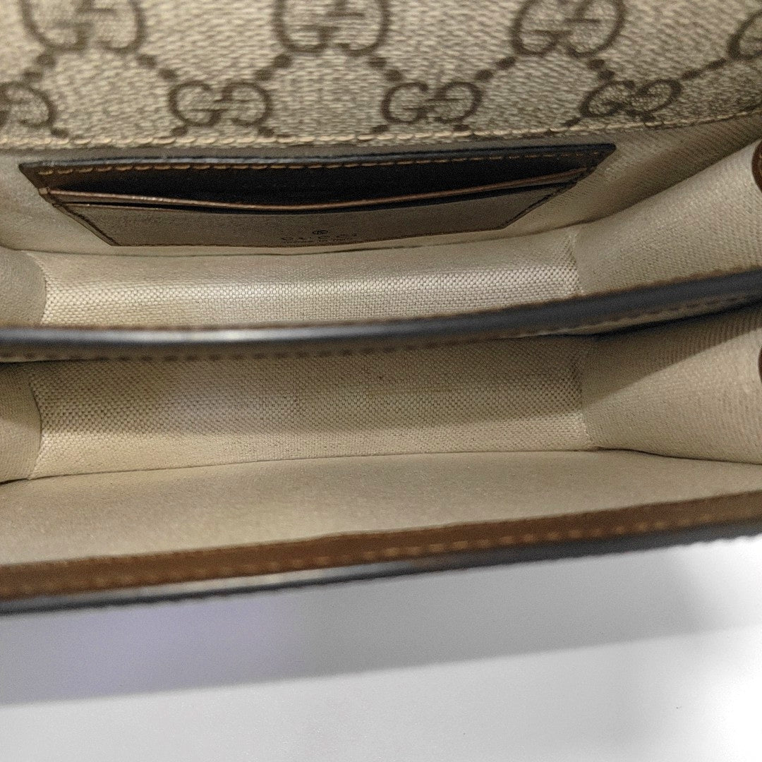 Retro Mini Monogram Coated Canvas Beige
