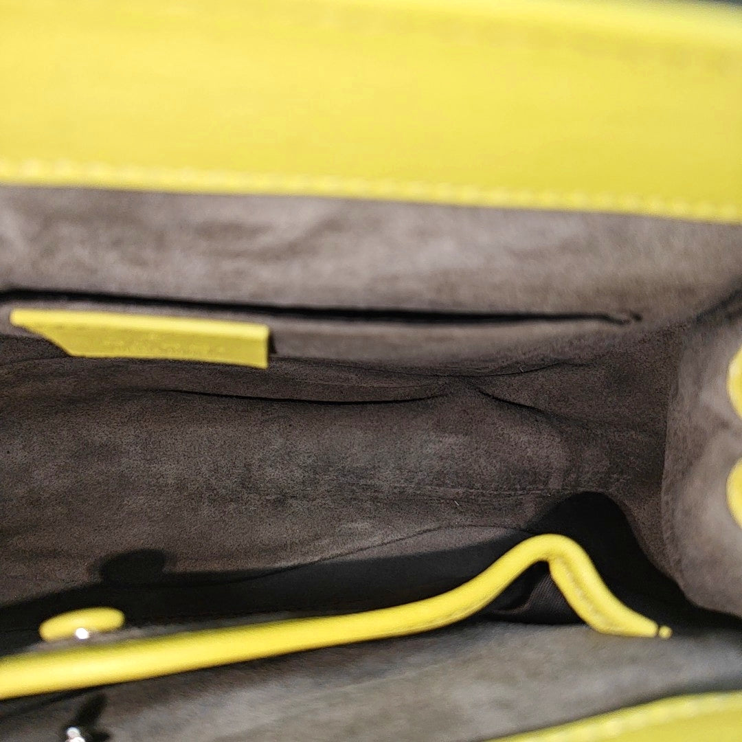 Lady Lock Calfskin Yellow