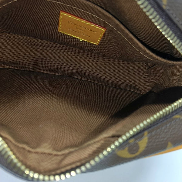 MARLY DRAGONNE Mini Monogram Coated Canvas Brown