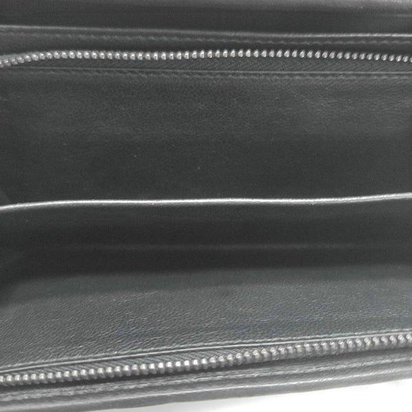Olimpia Calfskin Black Wallet