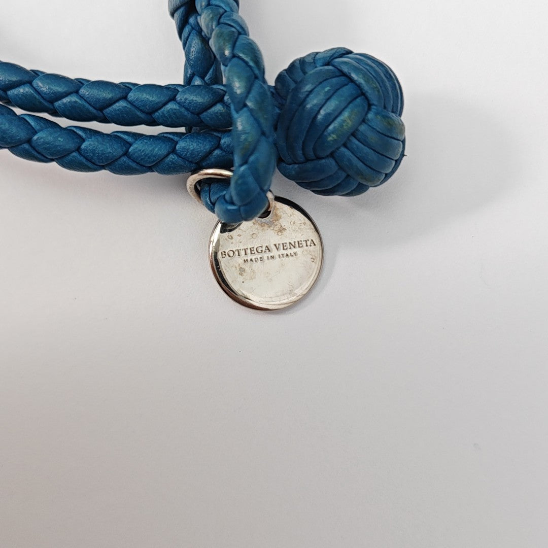 Leather Blue Bracelet