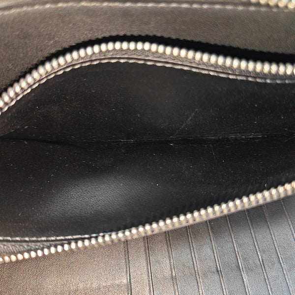 ZIPPY Damier Coated Canvas Blue Wallet