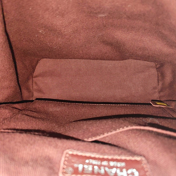 Quilted Sheepskin Backpack Beige