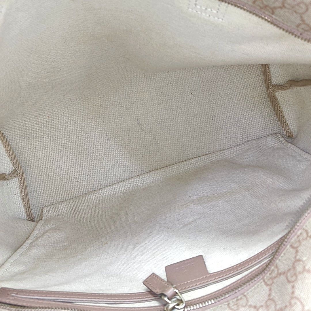 GG Imprime Monogram Coated Canvas Pink