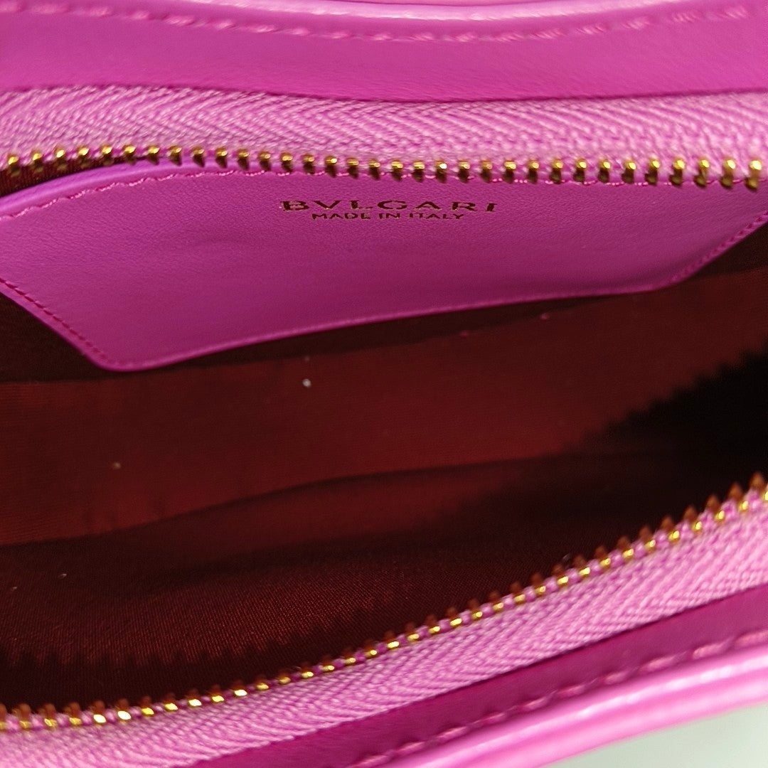 SERPENTI ELLIPSE Small Calfskin Red