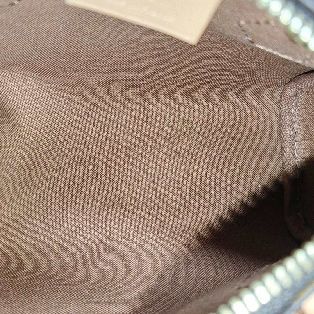 SPEEDY Nano Monogram Coated Canvas Brown