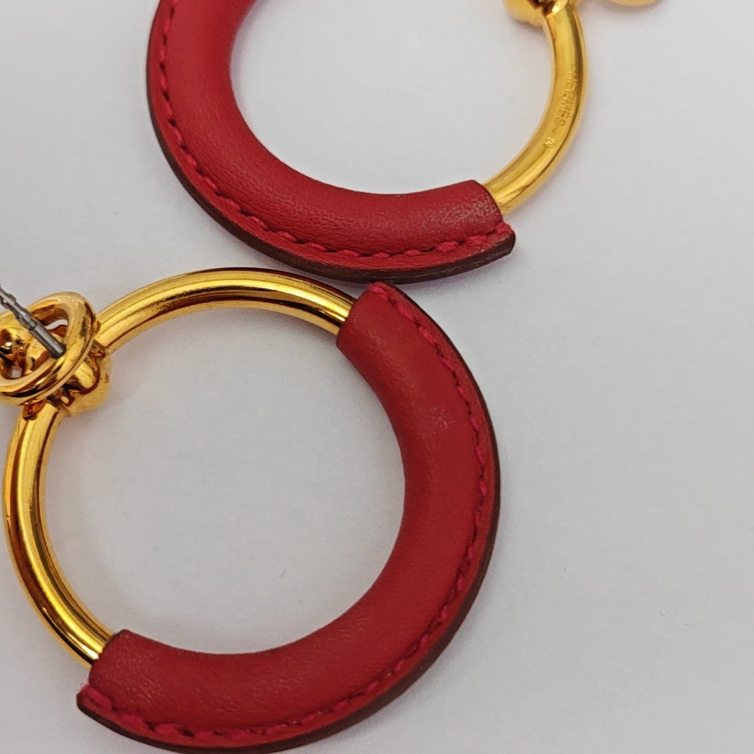 Loop Metal Gold Stud Earrings