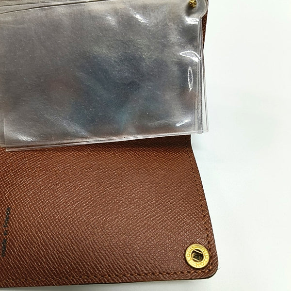 Monogram Coated Canvas Card Holder Brown