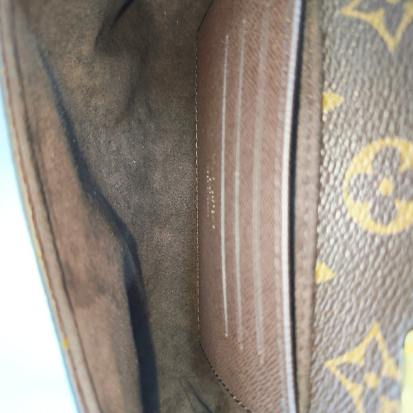 MADELEINE Monogram Coated Canvas Brown
