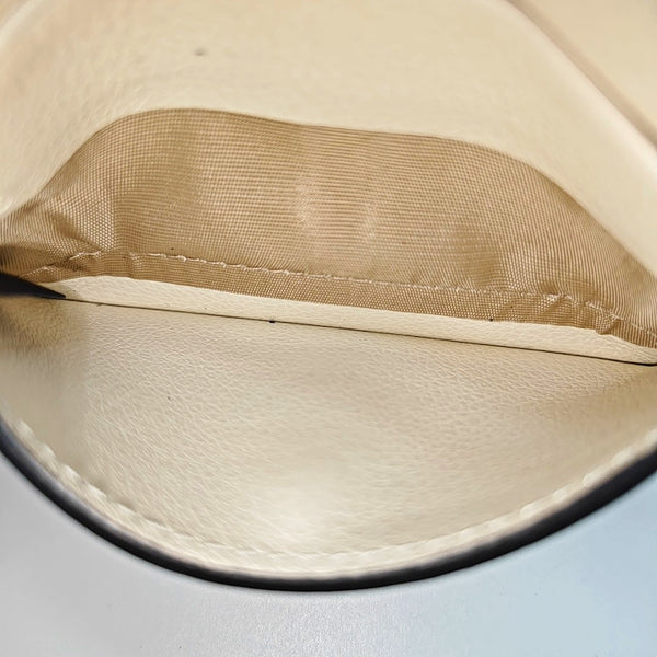 Fringed Calfskin White