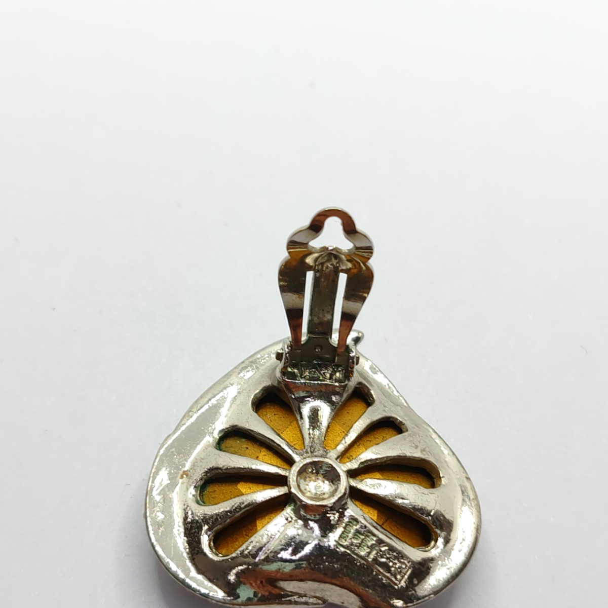 Metal Silver Clip On Earrings
