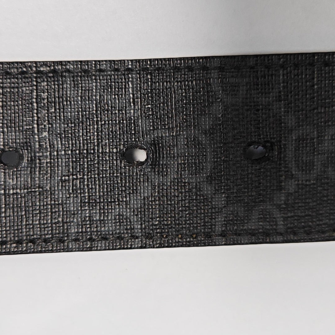 Coated Canvas Belt Black