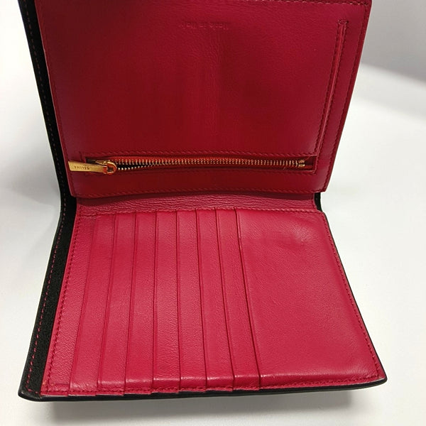 STRAP Calfskin Black Wallet