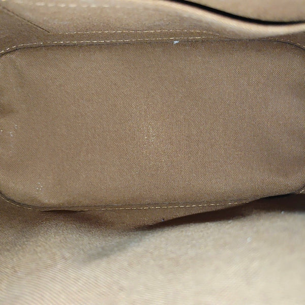 ALMA BB Monogram Coated Canvas Brown